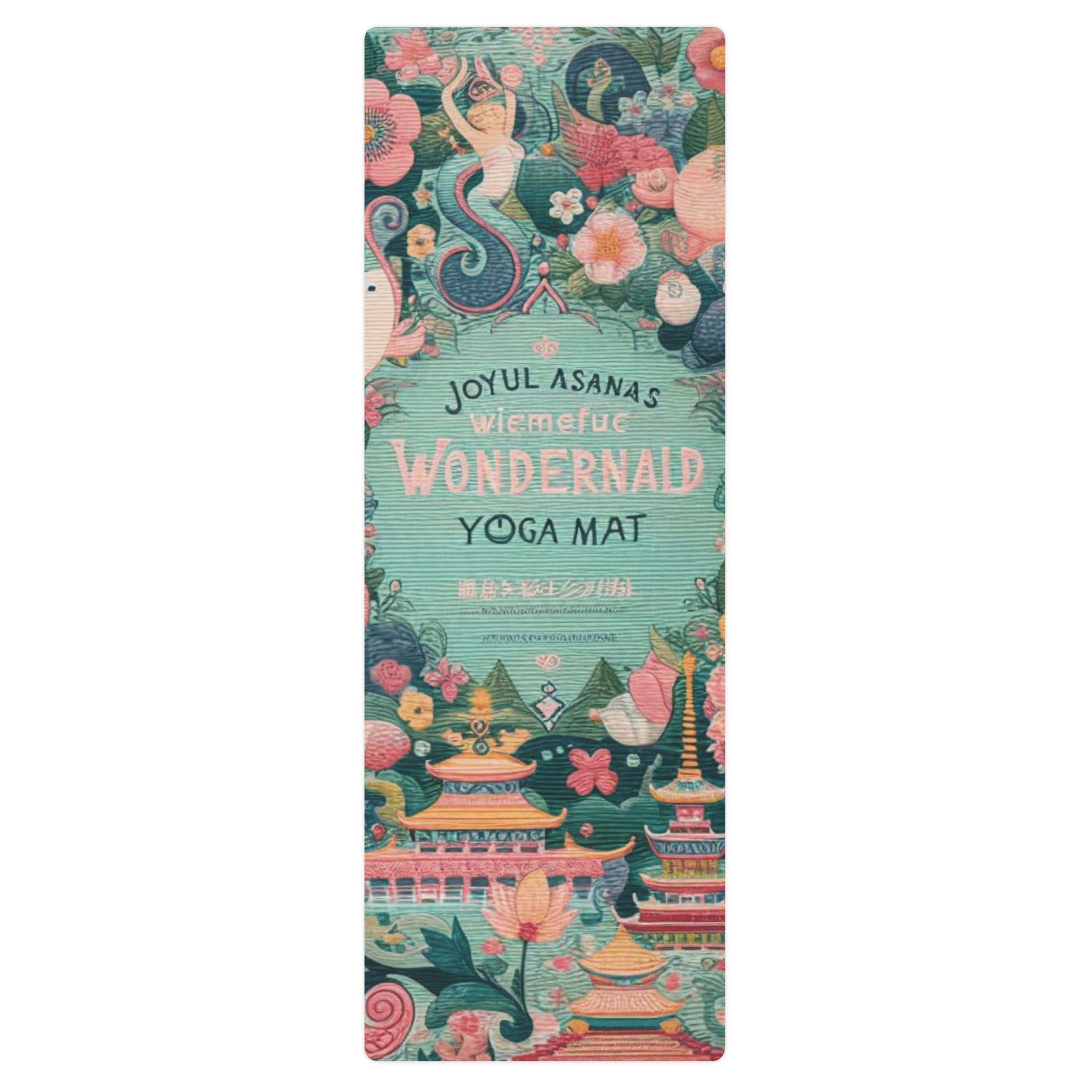 “Enchanting Asanas: Wonderland Yoga Mat”